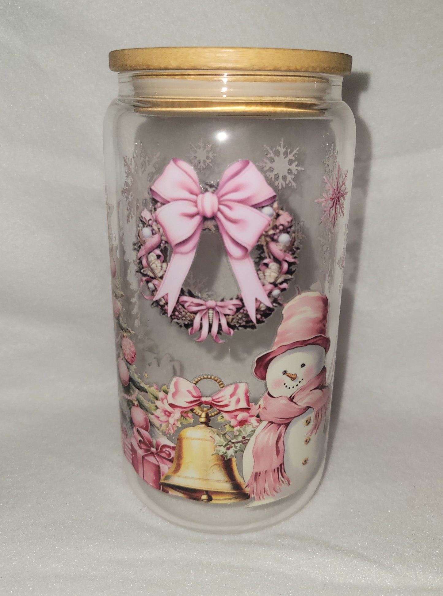 Pink Snowman